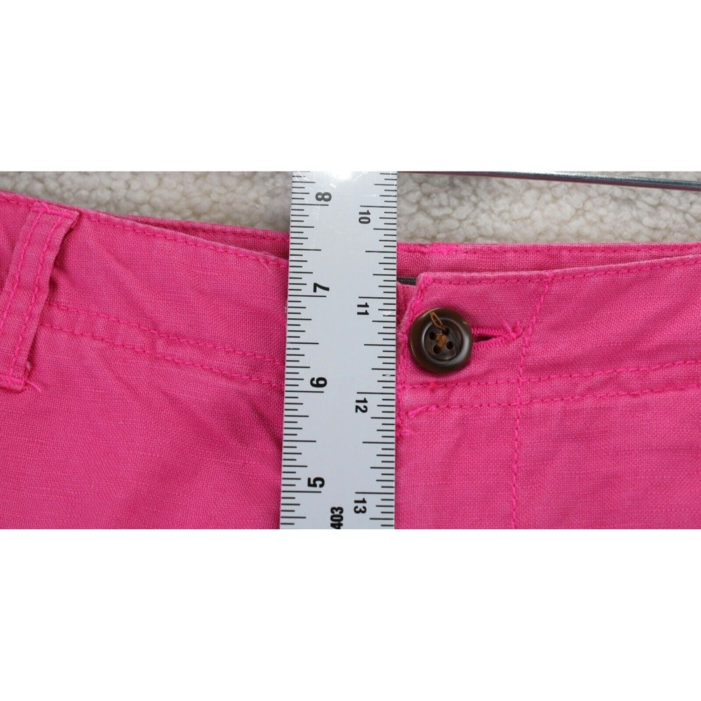 The North Face Womens Pink Chino Shorts Size 2 Long Casual Outdoor - Picture 9 of 13